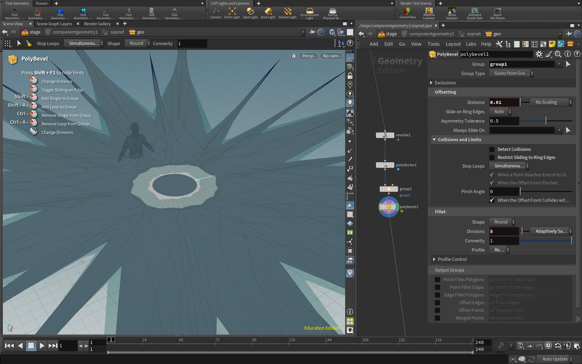 Development — visionOS scene setup
